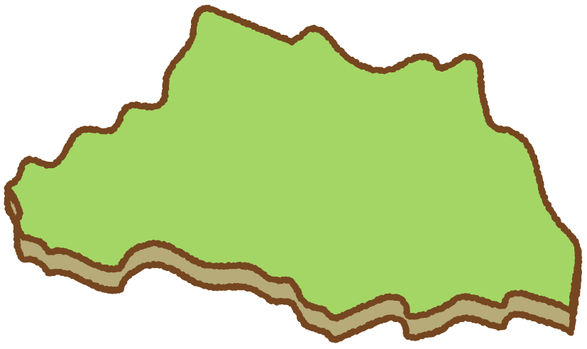 埼玉県の地図イラスト