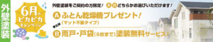 6月のピカピカキャンペーン