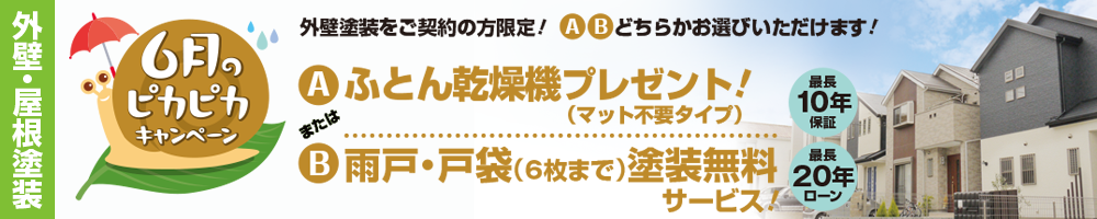 6月のピカピカキャンペーン